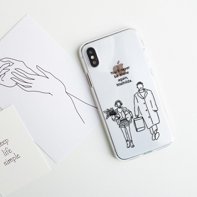 아이폰6S플러스 아이폰6플러스 영화 드로잉 투명 젤리 케이스