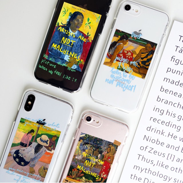아이폰6S플러스 아이폰6플러스 명화 그림 투명 젤리 케이스