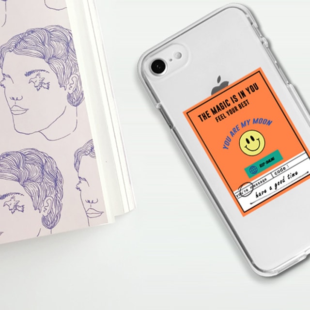 아이폰6S플러스 아이폰6플러스 포스터 라벨 커스텀 주문제작 투명 젤리 케이스