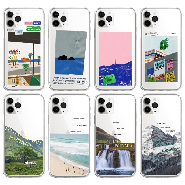 아이폰6S플러스 아이폰6플러스 자연 풍경 투명 젤리 케이스